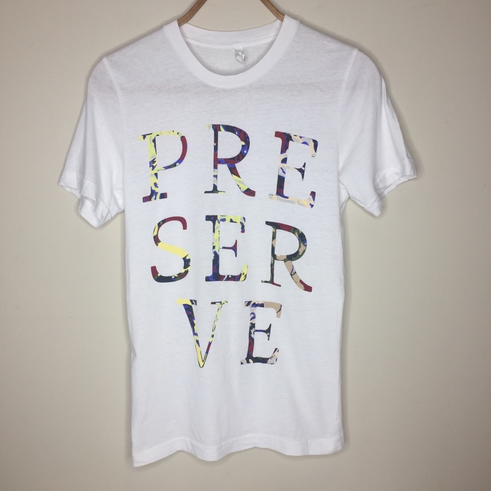 🍀[Canvas] "PRESERVE" T-Shirt